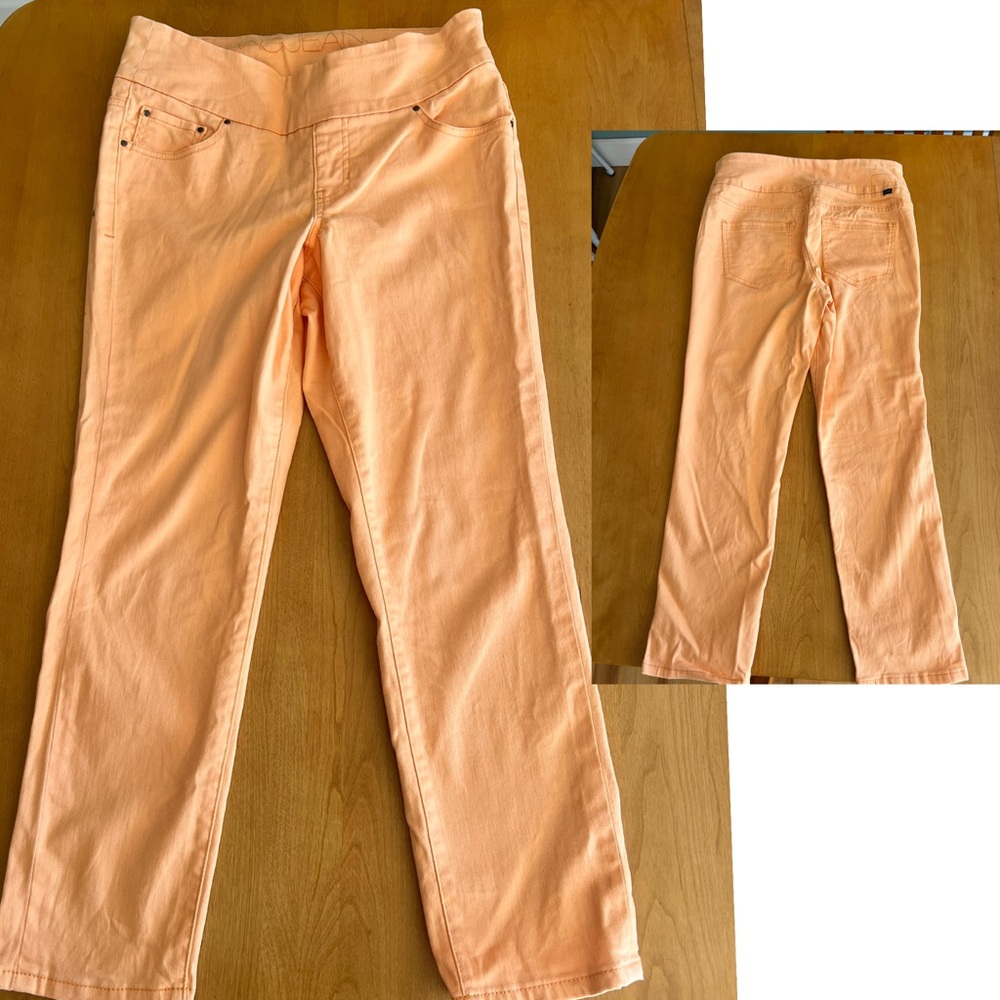 Jag Jeans Women's Straight Leg in Soft Peach
